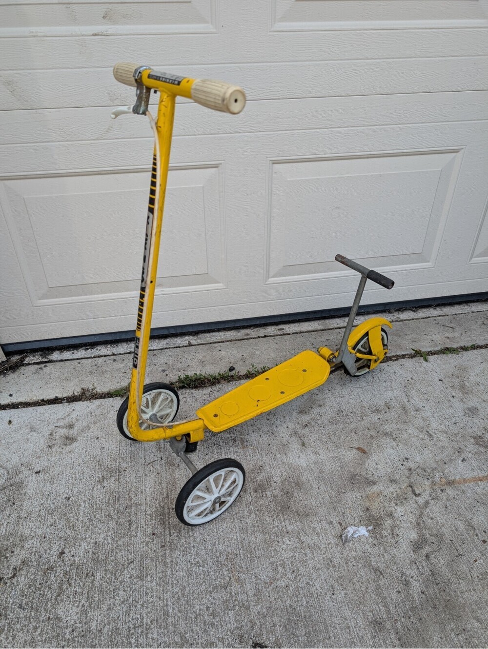 Vintage 1970’s HONDA Kick N Go Scooter 3 Wheel All Original Yellow